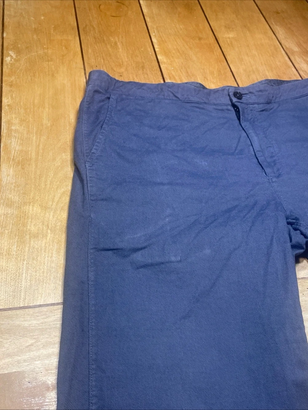 Mack Weldon Navy Stretch Chino Drawstring Pants Tapered Size XL Casual Comfort